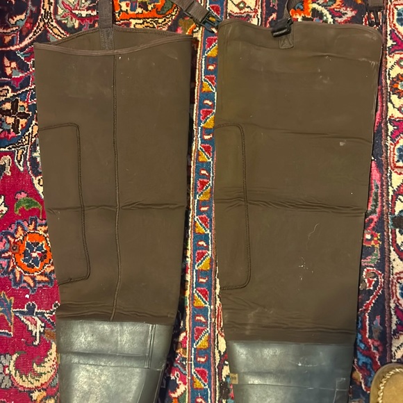 Cabela’s Insulated Hip Wader Felt Soled Brown Size 11 Boots; Practically New main image 7